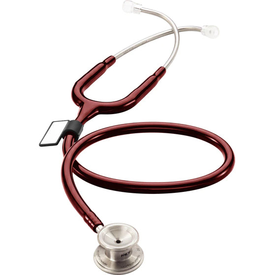 MD One® Pediatric Stethoscope - Burgundy