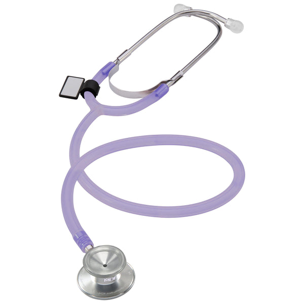 Stethoscope - DISCONTINUED - Basic Dual Head Stethoscope - Translucent Purple - MDF Instruments Official Store