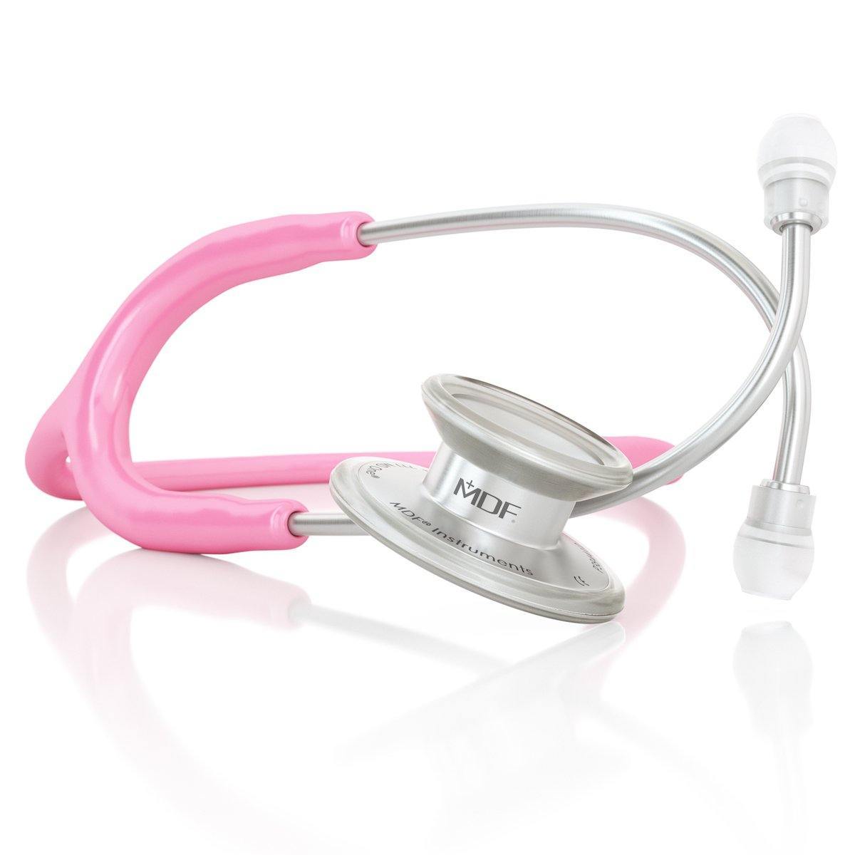 Stethoscope - MD One® Epoch® Titanium Adult & Pediatric Stethoscope - Pink - MDF Instruments Official Store