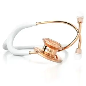 MD One® Adult Stethoscope - White/Rose Gold