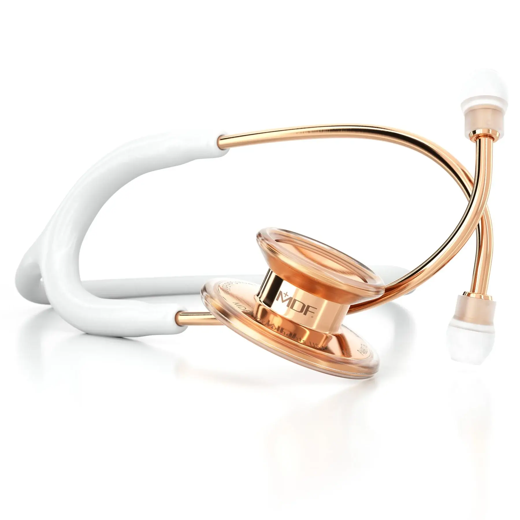 MD One® Adult Stethoscope - White/Rose Gold