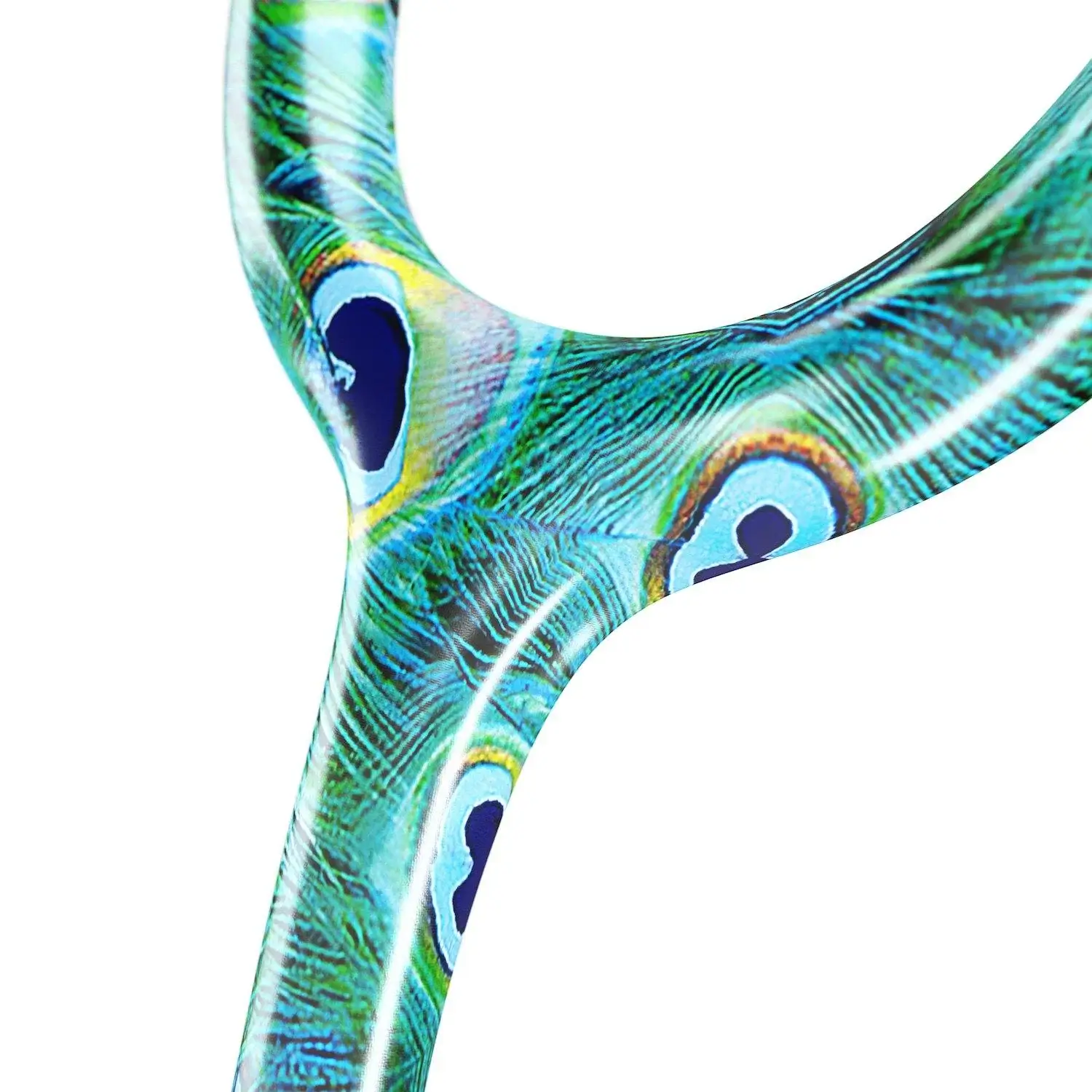 ProCardial® Titanium Cardiology Stethoscope - Peacock/Rose Gold - Image 3