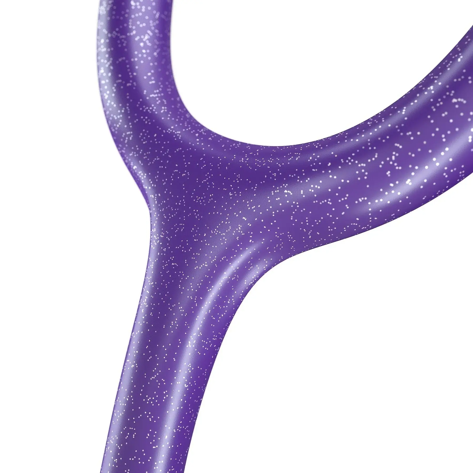 ProCardial® Titanium Cardiology Stethoscope - Purple Glitter/Rose Gold - Image 3