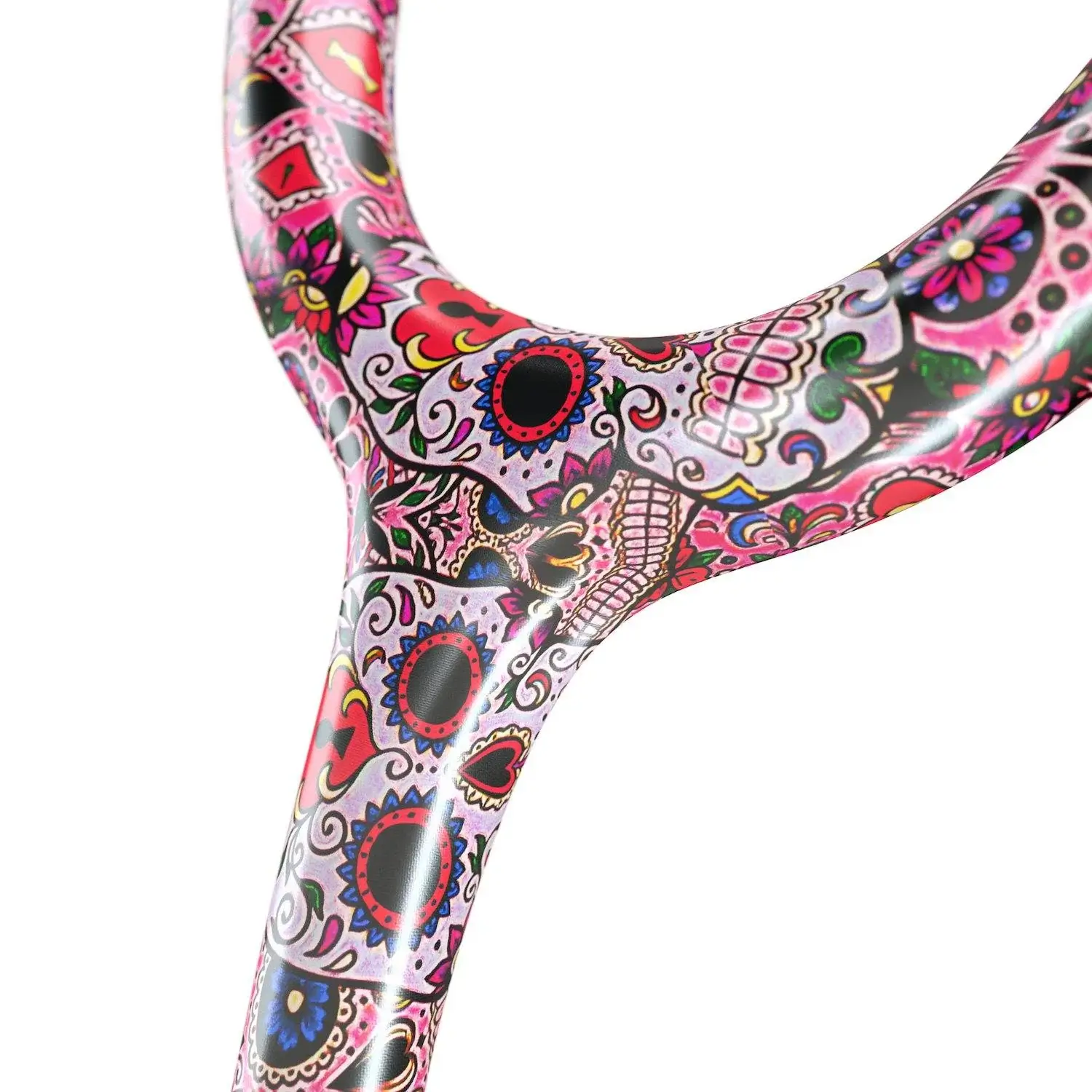 ProCardial® Titanium Cardiology Stethoscope - Sugar Skull/BlackOut - Image 3