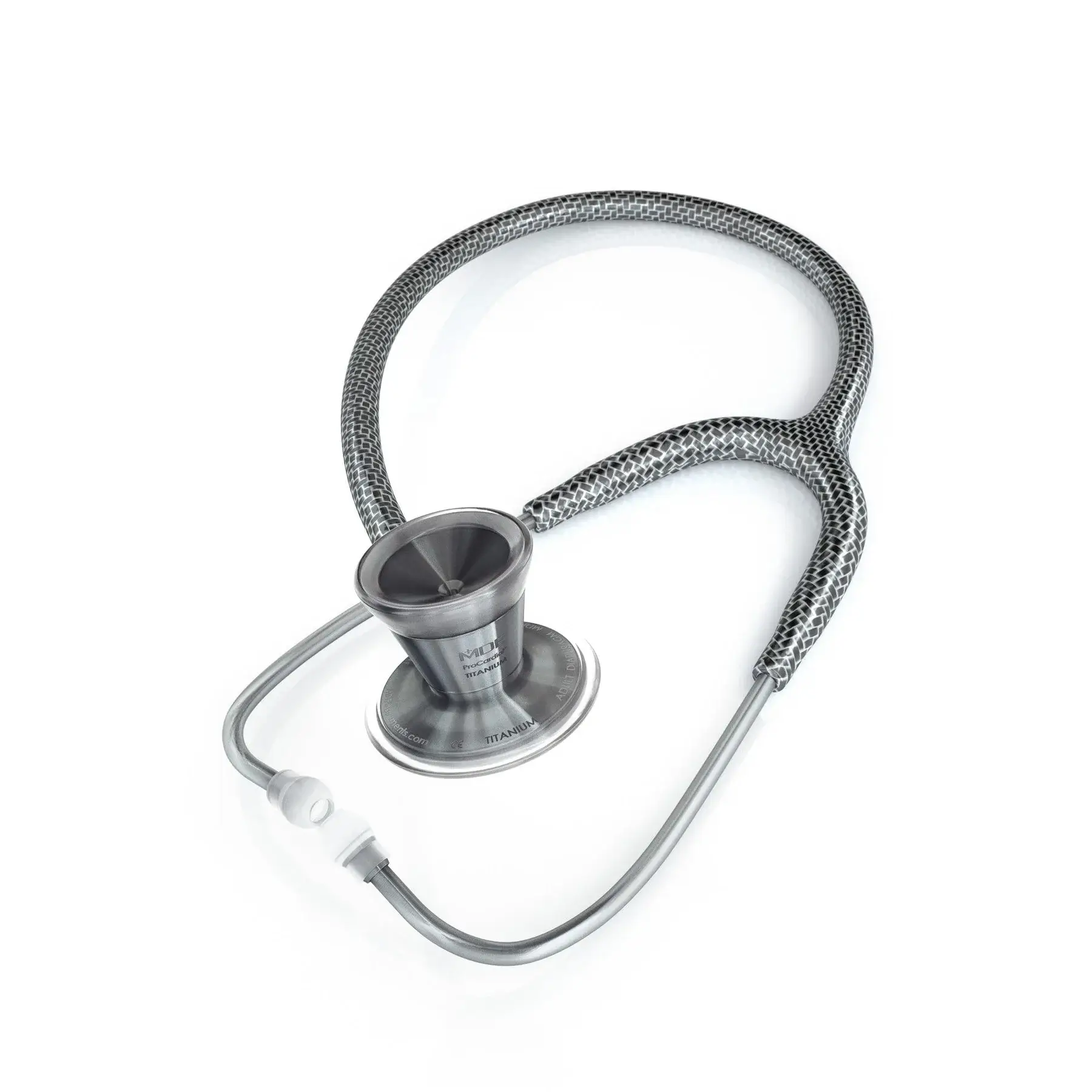 ProCardial® Titanium Cardiology Stethoscope - Titan - Carbon Fiber/Metalika - Image 2