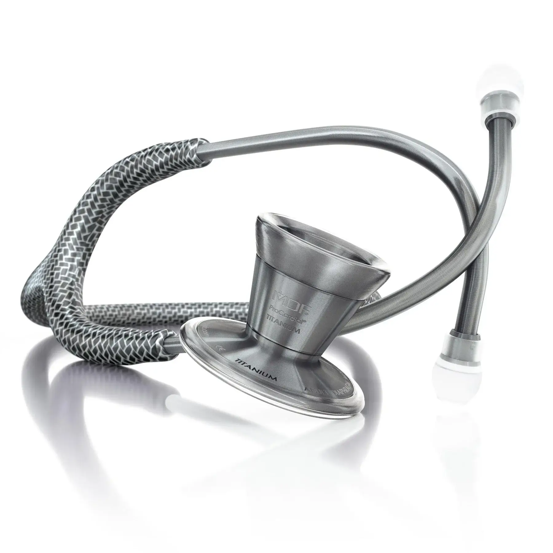 ProCardial® Titanium Cardiology Stethoscope - Titan - Carbon Fiber/Metalika