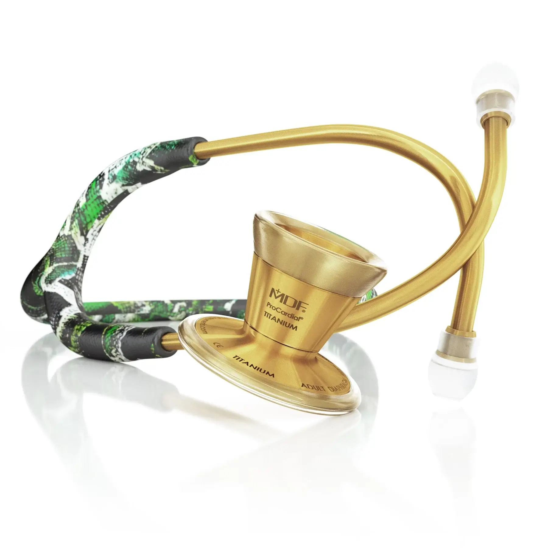 ProCardial® Titanium Cardiology Stethoscope - LoSace/Gold