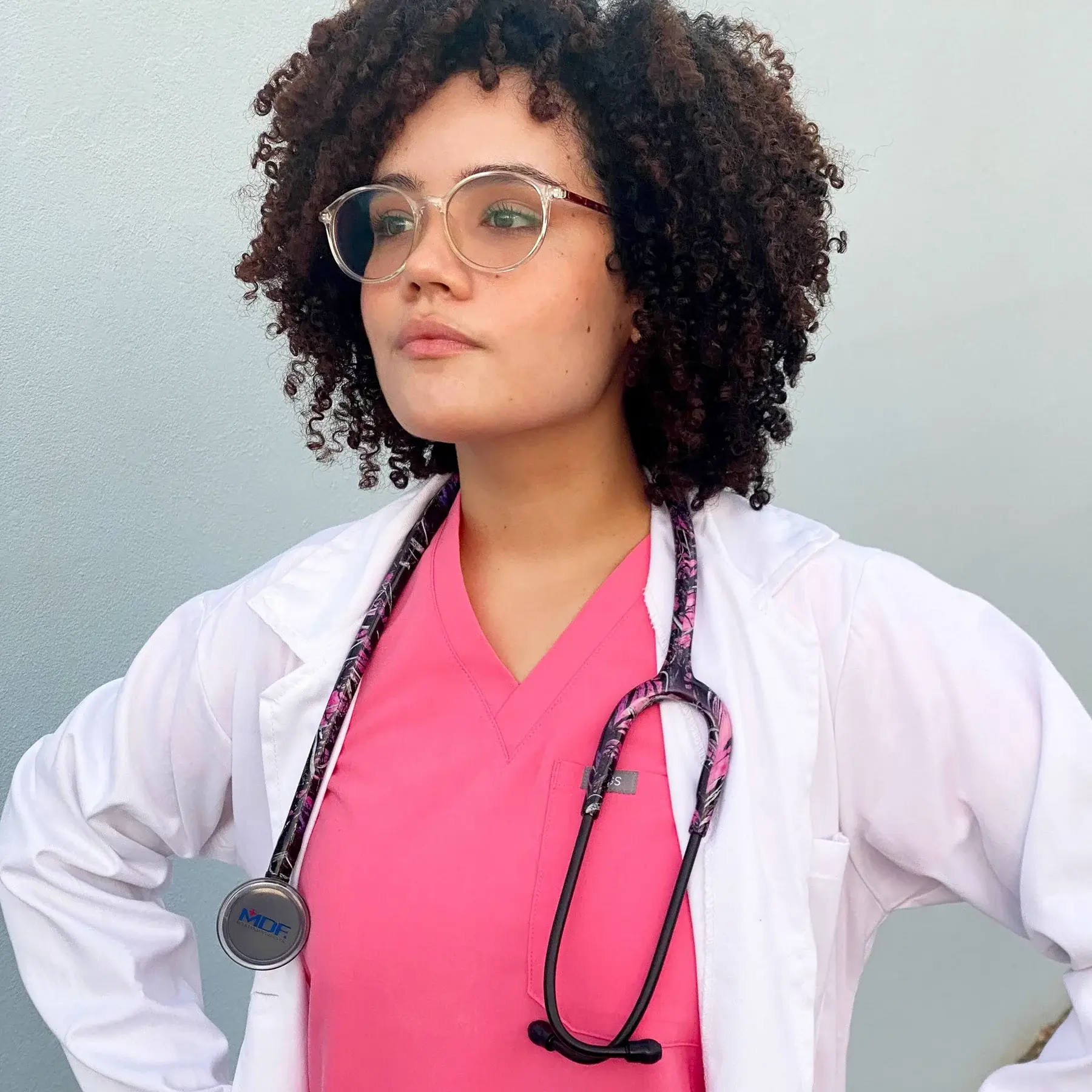 ProCardial® Titanium Cardiology Stethoscope - Muddy Girl Camo/BlackOut - Image 4