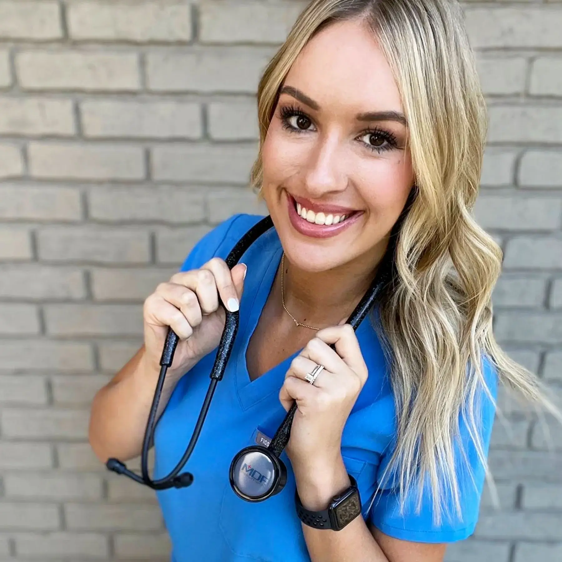 ProCardial® Titanium Cardiology Stethoscope - Black Glitter/BlackOut - Image 5